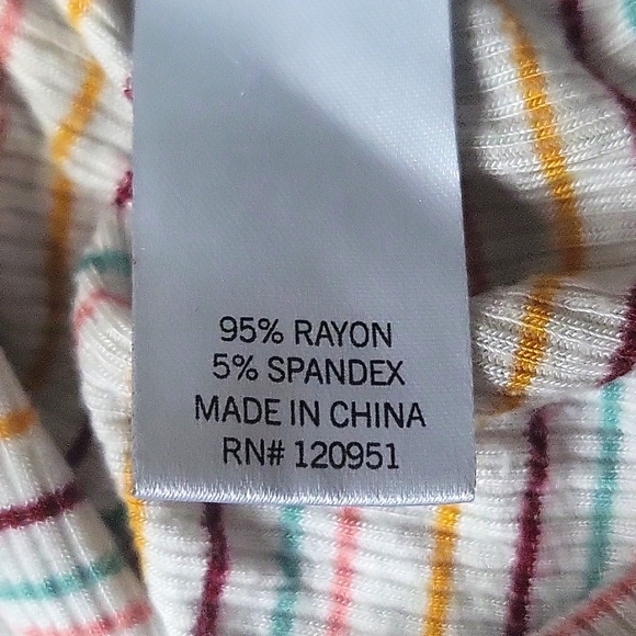 Kohls Brand So Striped Long Sleeves Baby Tees with Lettuce Trim - Picture 10 of 11